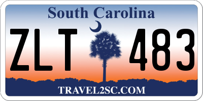 SC license plate ZLT483