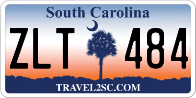 SC license plate ZLT484