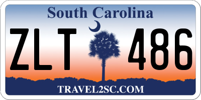 SC license plate ZLT486