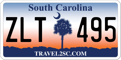 SC license plate ZLT495