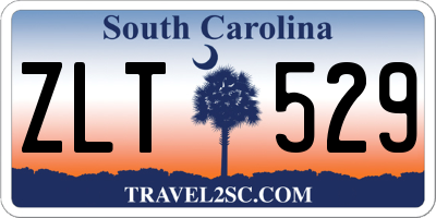 SC license plate ZLT529