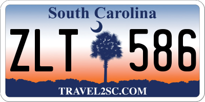SC license plate ZLT586