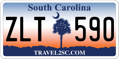 SC license plate ZLT590