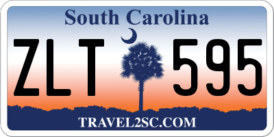 SC license plate ZLT595