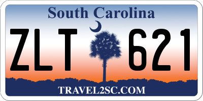 SC license plate ZLT621