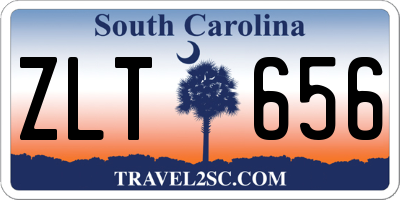 SC license plate ZLT656