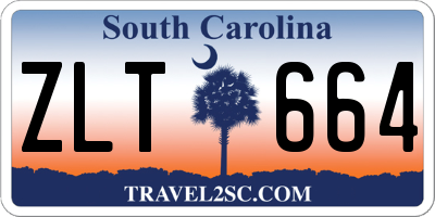 SC license plate ZLT664