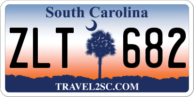 SC license plate ZLT682