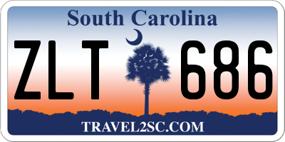SC license plate ZLT686