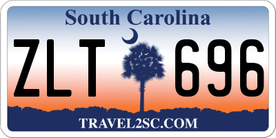 SC license plate ZLT696