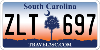 SC license plate ZLT697