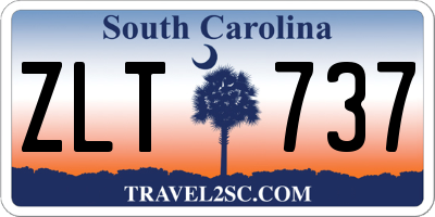 SC license plate ZLT737
