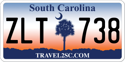SC license plate ZLT738