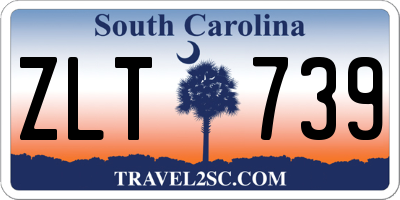 SC license plate ZLT739
