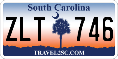 SC license plate ZLT746