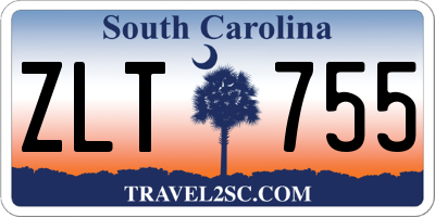 SC license plate ZLT755