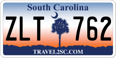 SC license plate ZLT762