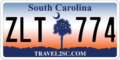SC license plate ZLT774