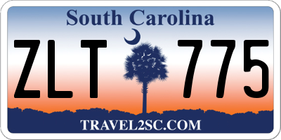 SC license plate ZLT775
