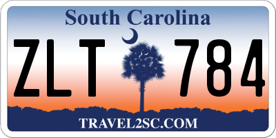 SC license plate ZLT784