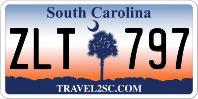 SC license plate ZLT797