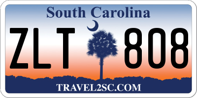 SC license plate ZLT808