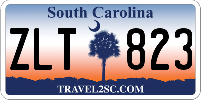 SC license plate ZLT823
