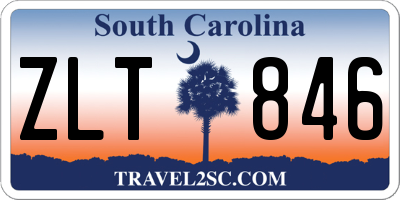 SC license plate ZLT846
