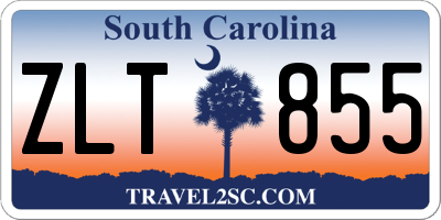 SC license plate ZLT855