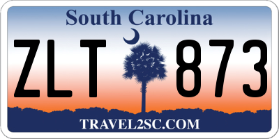SC license plate ZLT873