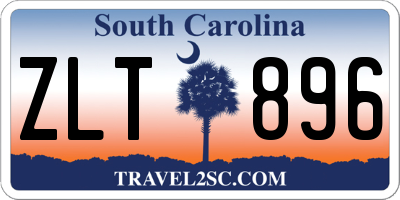 SC license plate ZLT896