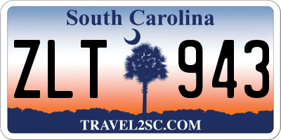 SC license plate ZLT943