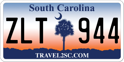 SC license plate ZLT944