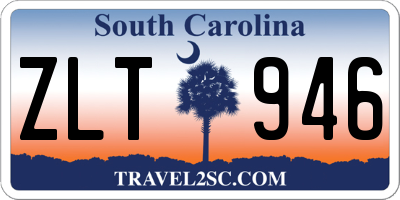 SC license plate ZLT946