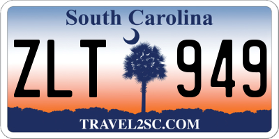 SC license plate ZLT949