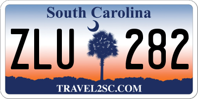 SC license plate ZLU282