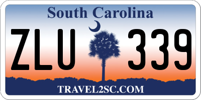 SC license plate ZLU339