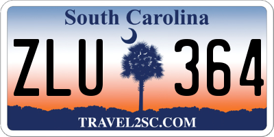 SC license plate ZLU364