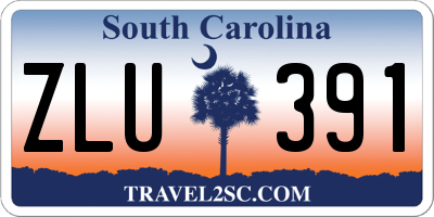 SC license plate ZLU391