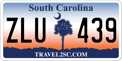 SC license plate ZLU439