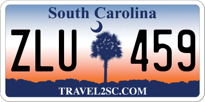 SC license plate ZLU459