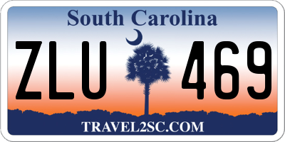 SC license plate ZLU469