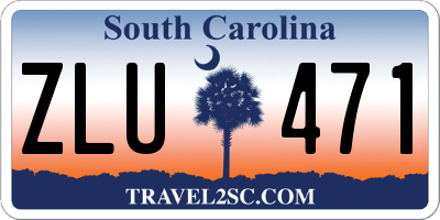 SC license plate ZLU471