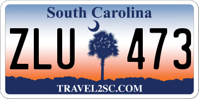 SC license plate ZLU473