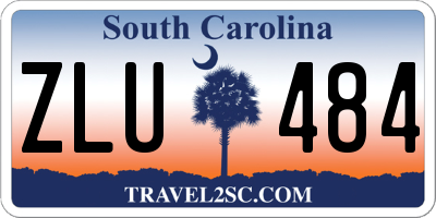 SC license plate ZLU484