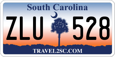 SC license plate ZLU528