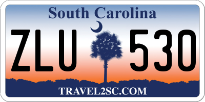 SC license plate ZLU530