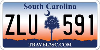 SC license plate ZLU591