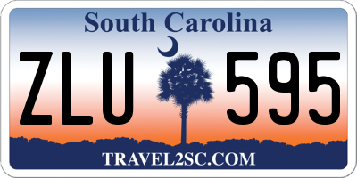 SC license plate ZLU595