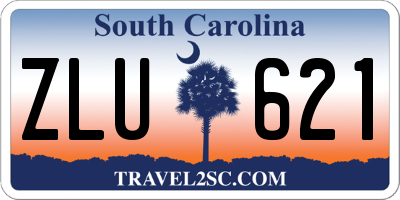 SC license plate ZLU621